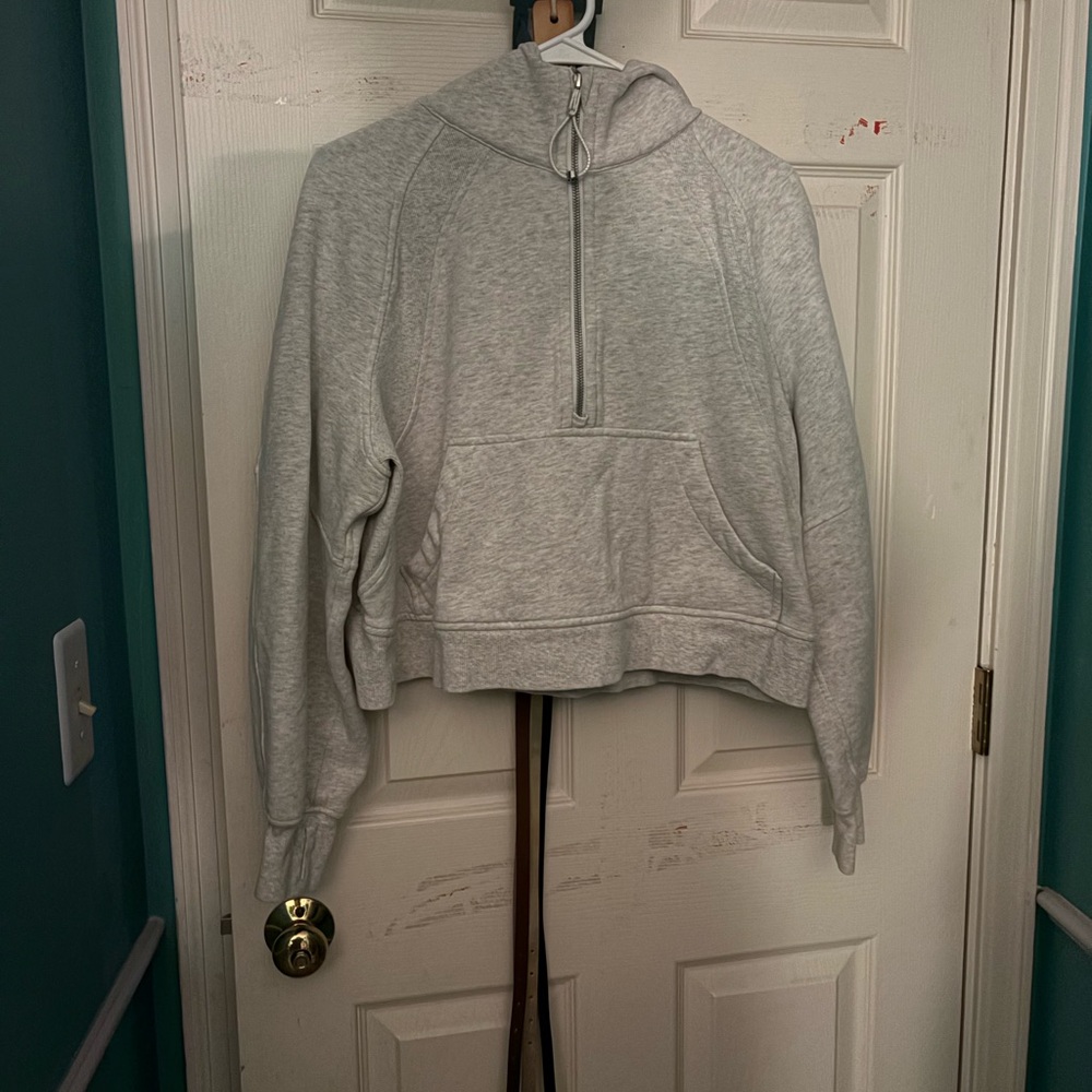 Lululemon Athletica 1/4 Zip Scuba Hoodie